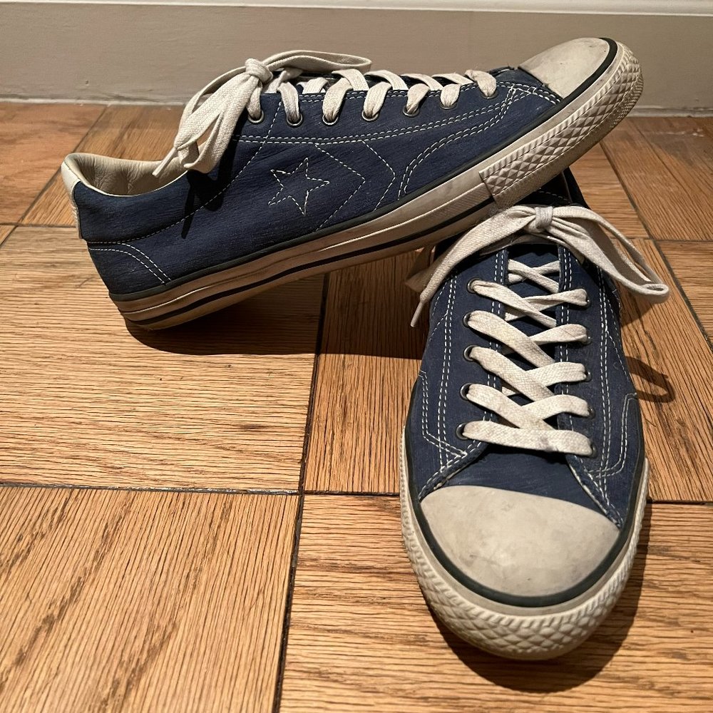 John Varvatos x Converse All Star Collaboration Leather Sneakers